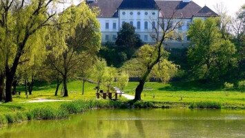 Park of the Forgách-palace in Szécsény